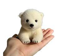 Polar Bear - Plush Animal Toy, 2025 New Ultra-soft Polar Bear Mimics, Emotional Soft Companion Toy for Soothing Sleep, Cuddly Companion Ideal for Birthday Gift Parties and Adults