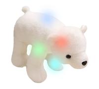 Polar Bear Plush - LED Light Stuffed Toy | Soft Hugging Doll Night Light, Home Decoration, Birthday Party Favor, Cute Plush Pillow for Kids Adults, Comfort Gift