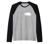 Polar Bear Pocket Awesome Bear Raglan Baseball Tee