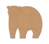 Polar Bear Pre Marked Design 1 Italian Popular Plywood / 15 INCH / 1