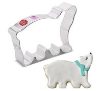 Polar Bear Premium Cookie Cutter 14.61 cm, Made in USA by Ann Clark