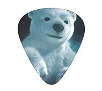 Polar bear Printed Guitar Picks Personalized Guitar Plectrums 12 Pcs For Acoustic Guitar Electric Guitar And Bass Bulk Guitar Pick One Size
