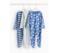 Polar Bear Printed Sleepsuit 3 Pack 18-24 months