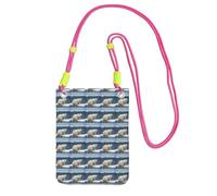 Polar Bear Printing Small Phone Crossbody Shoulder Holsters Bag.Fits All Cell Phones.Use For Running.Walking.Biking