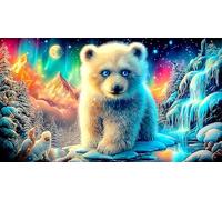 polar-bear Recycled Paper Jigsaw Puzzle 1000 Pieces Great Gift Idea Educational Games for The Whole for Women, Gifts for Men 38x52cm/1000pcs