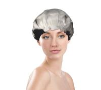 Polar Bear Shower Cap for Women Reusable Bath Cap Upgrade Double Layers Bathing Hat Waterproof Elastic Bath Hair Caps for Women Ladies Spa Salon Hair Bath Hat