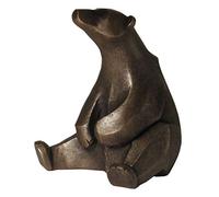 Polar Bear Sitting - Bronze Sculpture - 5.5" - Art Deco Frith Adrian Tinsley