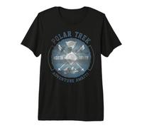 Polar Bear South North Pole Adventure Awaits Winter Traveler Premium T-Shirt