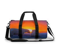 Polar Bear Sport Duffel Bag Gym Bag Weekend Overnight Bag for Travel Camping Hiking Beach 45x23x23cm