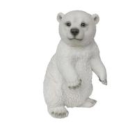 Polar Bear Standing Real Life Resin Ornament by Vivid Arts