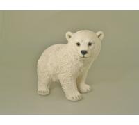 Polar Bear Standing Real Life Resin Ornament by Vivid Arts