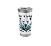 Polar Bear Street Style Vibes Stainless Steel Insulated Tumbler