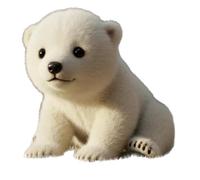 Polar Bear Stuffed Animal, Plush Toy with Ultra Soft Fur, Realistic Polar Bear Plushie, Stuffed Animal for Realistic Comfort, Funny Soft Plush Animal Companion Toys for Boys, Girls and Adu brown