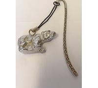 Polar Bear TG71 Made From Fine English Pewter On a PATTERN Bookmark POSTED BY US GIFTS FOR ALL 2016 FROM DERBYSHIRE UK
