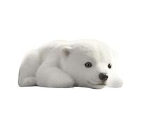 Polar Bear Toy, Soft Animal Doll, Huggable Comfort Gift, With Cozy Fabric Build, Gentle Support Buddy for Sleeping and Playtime, Kids, Teens, Adults, Bedroom, Travel, Display, 7.09x7.09x9.84 Inches