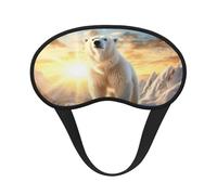 Polar Bear Under The Sunshine Ultimate Eye Mask for Sleeping, Soft and Comfortable Eye Mask, Relaxing Zero Pressure Night Blindfold.