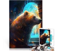 Polar Bear Unrealism1000 Piece Jigsaw Puzzles for teenagers Jigsaw Brain Teaser is ideal as a gift for the whole family 38x26cm
