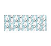 Polar Bear Washable Keyboard Mat Oversized Desk Pad for Easy Cleaning and Enhanced Workspace