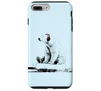 Polar-Bear with Headphones - I need some Space Case for iPhone 7 Plus/8 Plus