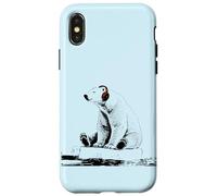 Polar-Bear with Headphones - I need some Space Case for iPhone X/XS