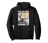 Polar Bear with Sunglasses, Beach Chair, Polar Views Pullover Hoodie