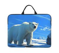 Polar Bears Basking In The Sun Notebook Carrying Case With Handle Laptop 14 Inch Computer Sleeve For Women Men Padded Cover Laptop Bag