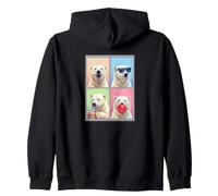 polar bears funny polar bear Zip Hoodie