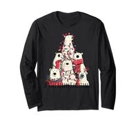 Polar Bears Loves Xmas A Very Bearry Christmas Bear Tree Long Sleeve T-Shirt