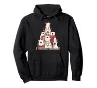 Polar Bears Loves Xmas A Very Bearry Christmas Bear Tree Pullover Hoodie