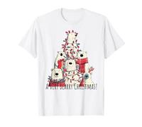 Polar Bears Loves Xmas A Very Bearry Christmas Bear Tree T-Shirt