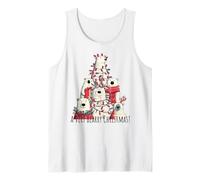 Polar Bears Loves Xmas A Very Bearry Christmas Bear Tree Tank Top