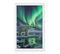 Polar Bears Northern Lights Diamond Painting Kits for Adults Beginners 12x20 Full Drill Diamond Art with DIY Tools Round 5d Diamonds Dots Crafts Gem Art Paint by Diamonds for Home Wall Decor Relaxin