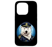 Polar Bears Police Case for iPhone 15 Pro