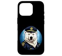 Polar Bears Police Case for iPhone 16 Pro