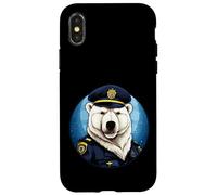 Polar Bears Police Case for iPhone X/XS