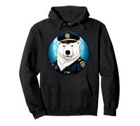 Polar Bears Police Officer Pullover Hoodie