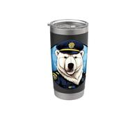 Polar Bears Police Stainless Steel Insulated Tumbler