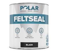 Polar Black Felt Seal - 500ml - Instant Waterproof Roof Sealant - Ideal for Flat or Pitched Felt, Shed & Garage Roofs - Easy to Apply