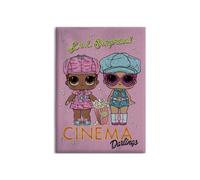 Polar blanket - L.O.L. SURPRISE! - Junior - 140 x 100 cm - Dark pink - Multicolored