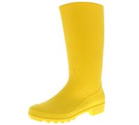 Polar Boot Women’s Waterproof Wellington Boots - Tall Rubber Rain Wellies with Slip-Resistant Sole - Durable Outdoor Festival & Garden Footwear - Yellow - UK5/EU38