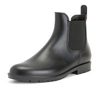 Polar Boot Womens Chelsea Short Festival Winter Waterproof Wellington Boots - Black - UK8/EU41 - BL0304