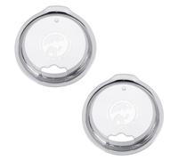 Polar Camel Lid Replacement with Straw Hole for 20oz Tumbler - Lid Fits Polar Camel 10, 16, 20 oz Tumblers, 15 oz Coffee Mug, 20oz Pilsner - Durable Travel Mug Replacement Cap (2 Pack)