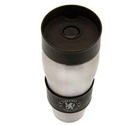 Polar Chelsea FC Travel Mug, Black, White, 340ml, Plastic, Stainless Steel