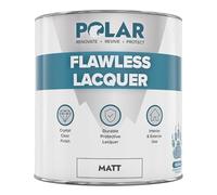 Polar Clear Lacquer Paint - 500ml | Matt Finish | Quick Drying & Durable Lacquer for Wood, Plastic, Metal, Concrete, Glass & Ceramics | Water Resistant Coating for Interior & Exterior Surfaces