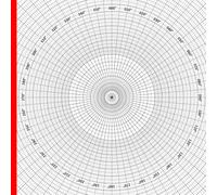 Polar Coordinate Graph Paper | Circular Grid Sketchbook with 1 degree precision: 100 Pages | Light Gray Grids | 1,2,3,4,5-10 Degree angles | 1 degree precision | 8.5" x 8.5"