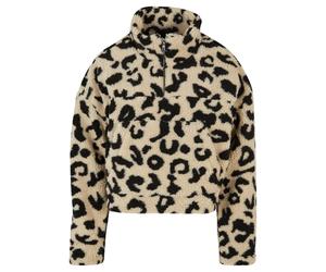Polar court woman Urban Classics AOP Sherpa Troyer Beige XS