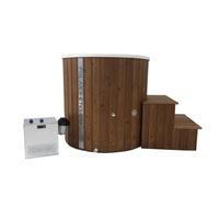 Polar Cyclone - Wood Ice Bath, Wood / Ice Bath + Pro Mini Chiller