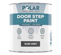 Polar Door Step Paint Dark Grey, 750ml - RAL 7015 - Water-Based, Long-Lasting & Scratch Resistant - For Exterior Use