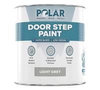 Polar Door Step Paint Light Grey, 750ml - Water-Based, Long-Lasting & Scratch Resistant - For Exterior Use
