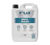 Polar Dust Proof Brick Sealer - 5 Litres | Protect Interior & Exterior Surfaces | Quick-Drying Sealant For Masonry Floors & Walls | Attractive Sheen Finish | Easy Application